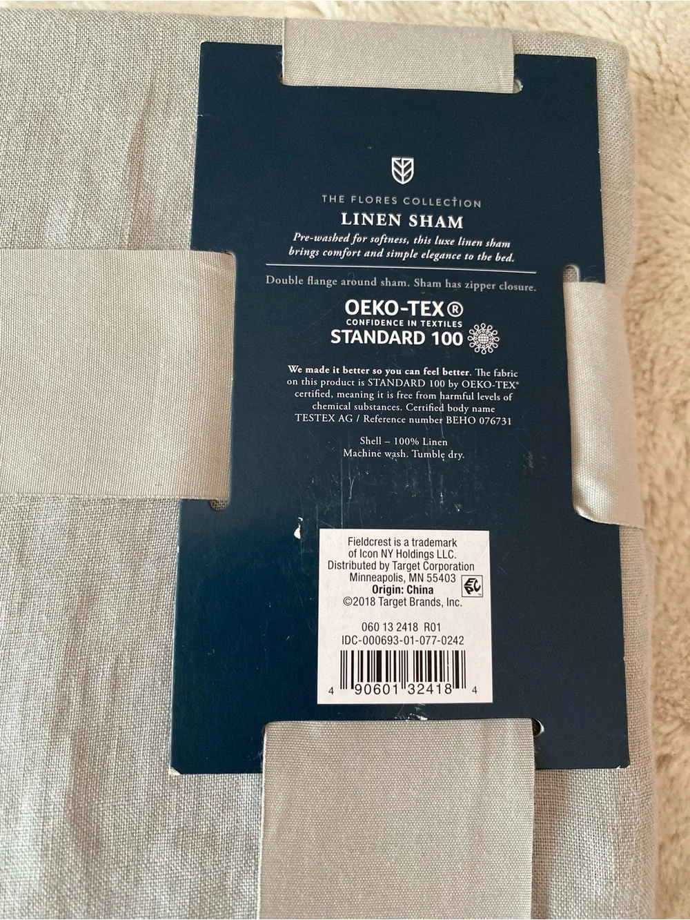 Fieldcrest 20”x28” nwt